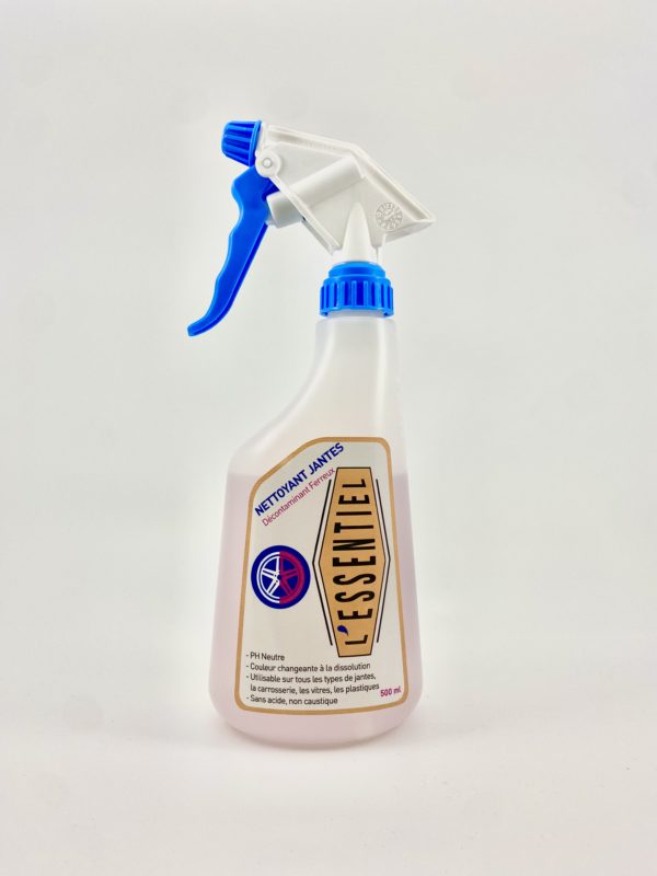 Kit Décontaminant Ferrique FullCarX 750ml + Pinceau - Nettoyant Jantes Et Surfaces Métalliques - Détailing Auto
